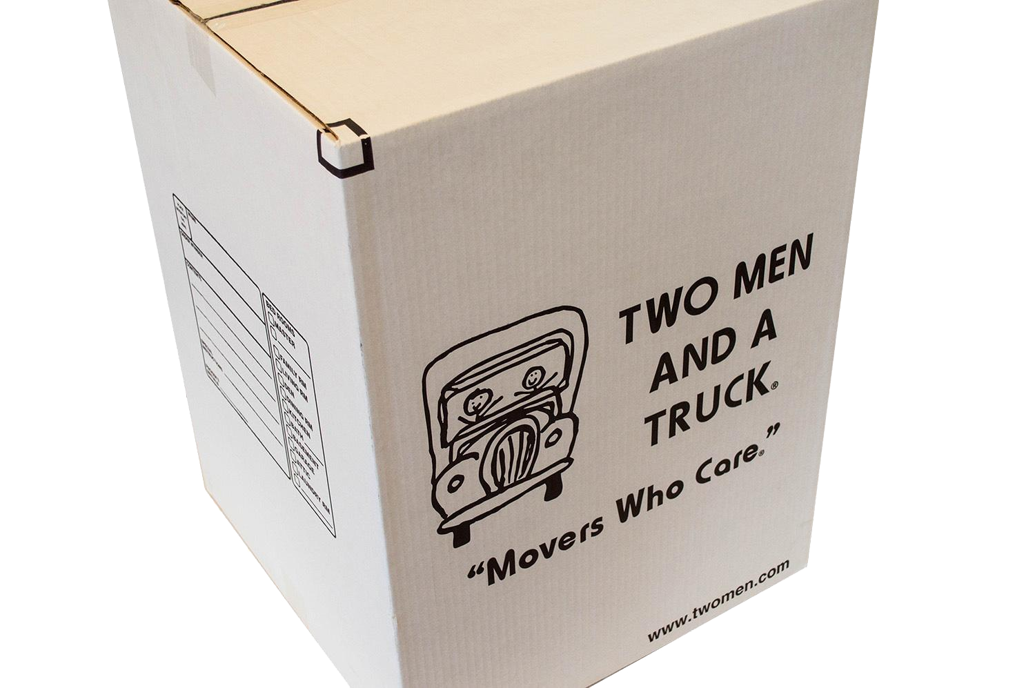 large cardboard moving box